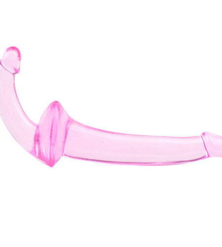 Double Fun Pink Strapless Strap On Dildo Strapless Strap Ons