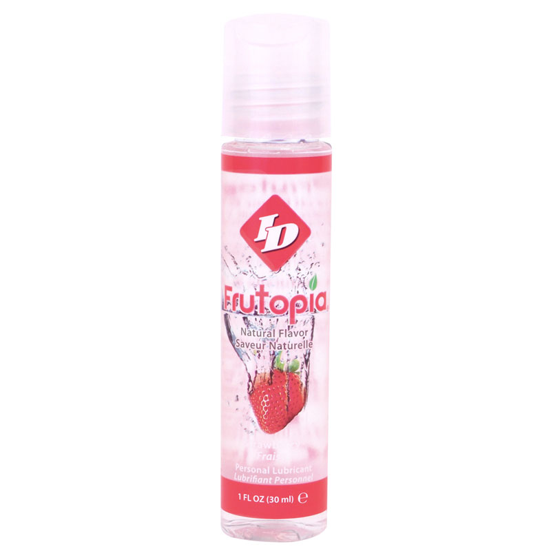 ID Frutopia Personal Lubricant Strawberry 1 oz Flavoured Lubricants and Oils