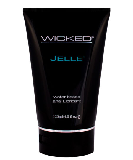 Wicked Jelle Water Based Anal Lubricant Unscented 120mls Anal Lubricants