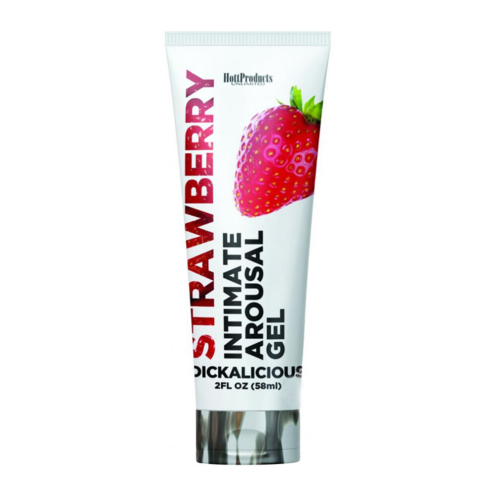Dickalicious Flavoured Lube  2oz Strawberry Flavoured Lubricants and Oils