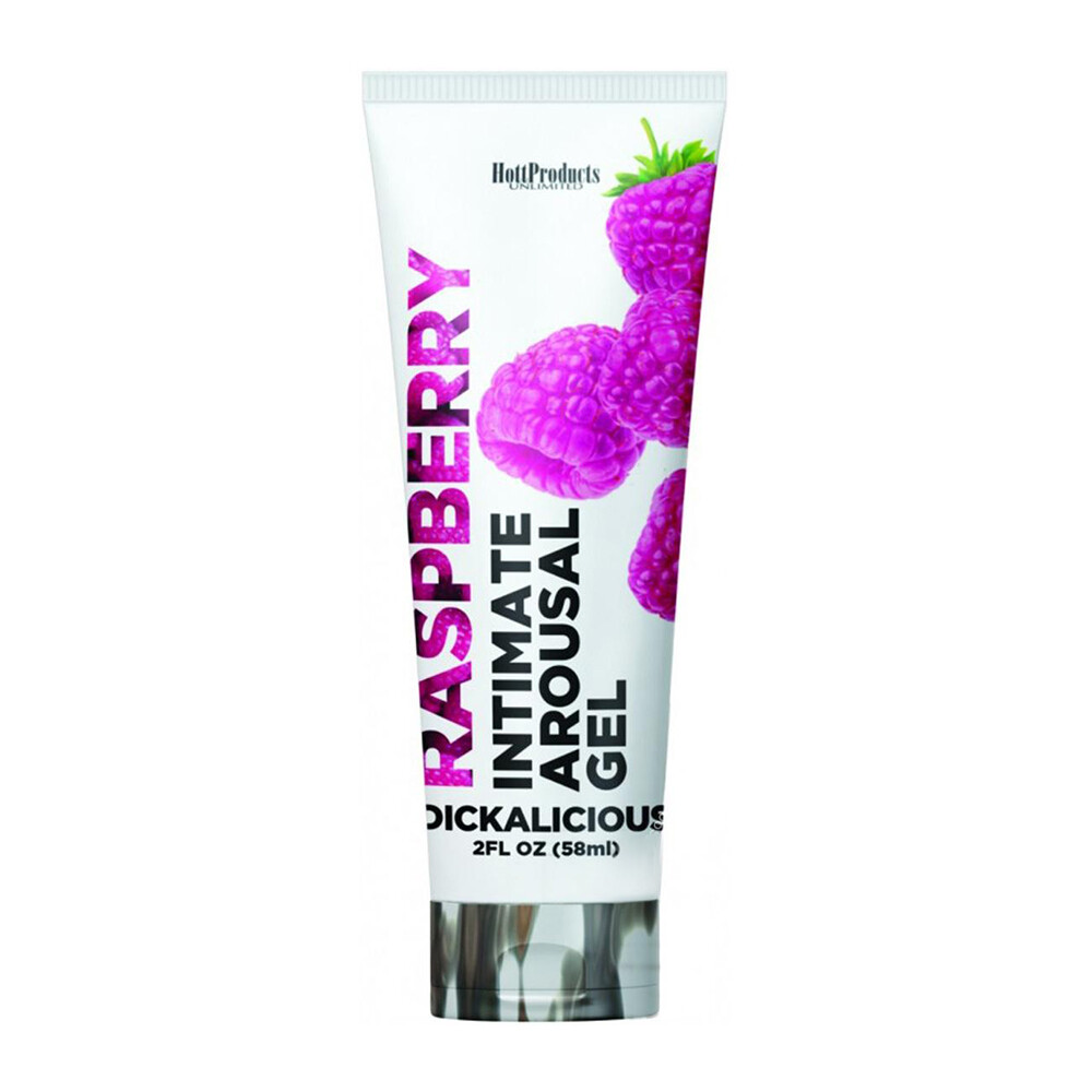 Dickalicious Flavoured Lube  2oz Raspberry Flavoured Lubricants and Oils