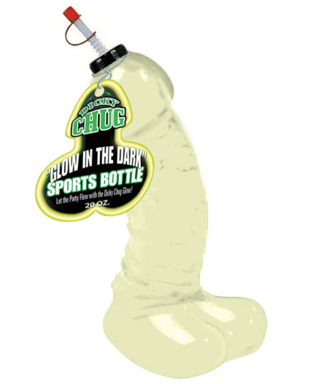 Dicky Chug Glow In The Dark 20 Ounce Sports Bottle Novelties