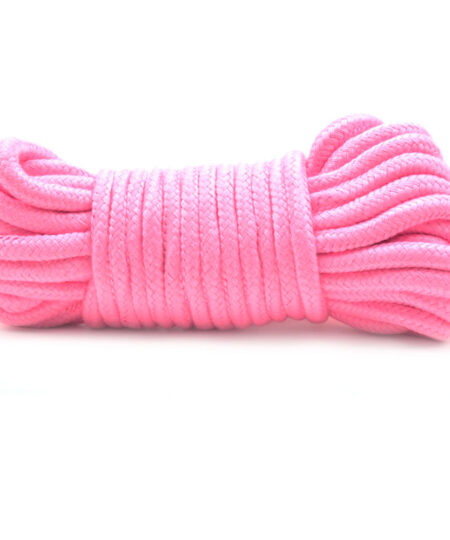 10 Metres Cotton Bondage Rope Pink Restraints