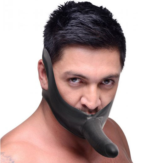 Face Strap On and Mouth Gag Strap on Dildo