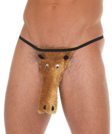 Brown Horse Novelty GString Male