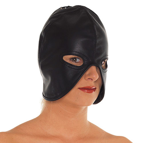 Leather Head Mask Bondage Hoods