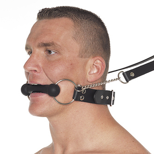 Leather Horse Bit Gag And Reins Gags and Bits