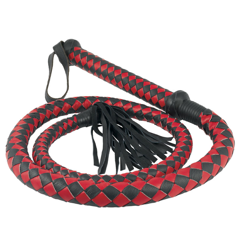 Long Arabian Whip Red And Black Whips